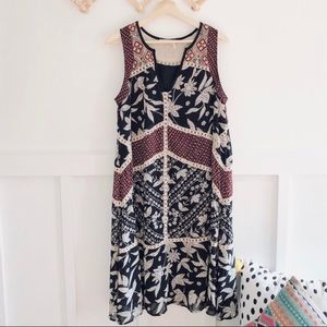Anthropologie boho dress